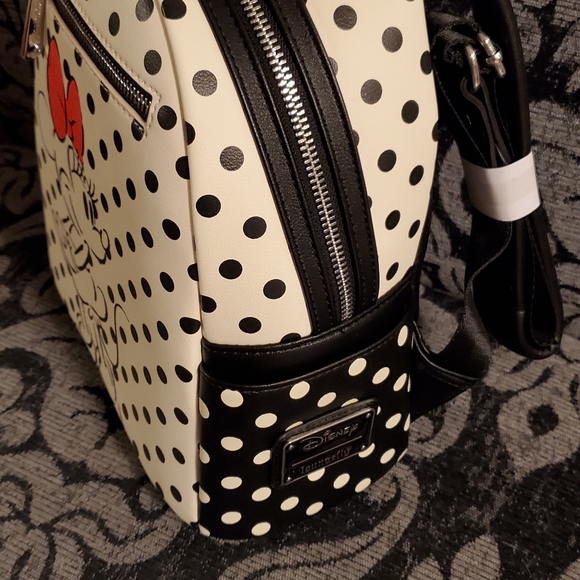 Loungefly minnie Polka dot mini backpack main image 4